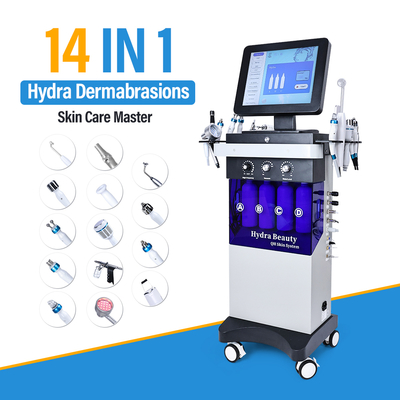 Hottest Korean 14in1 Hydro Microdermbrasion Hydra Oxigen Facial Machine 2023