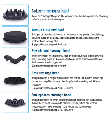 Portable 5 Heads Massager Fat Burning Vibrating G5 Body Slimming G5 Vibration Massage Machine