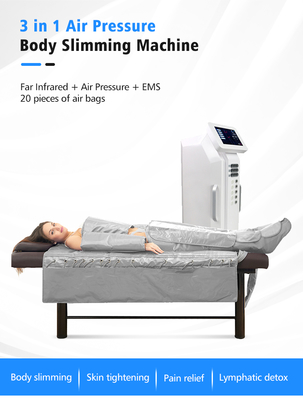 Professional 3 in 1 Ems Muscle Stimulator Pressotherapy Lymphatic Drainage Machine