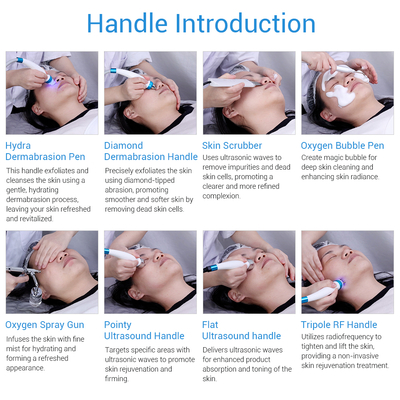 Promotion 15in1 Skin Care Blackhead Removal Face Lift Hydra Beauty Facial Machine