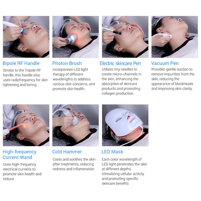 Promotion 15in1 Skin Care Blackhead Removal Face Lift Hydra Beauty Facial Machine