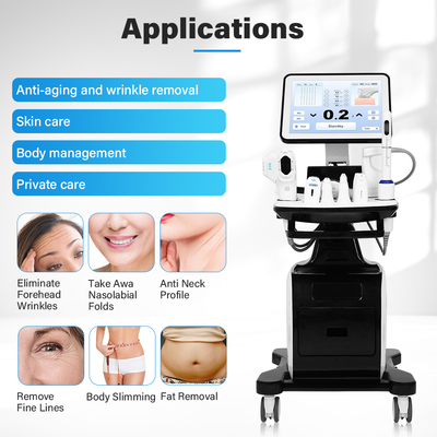 Professional 5 in 1 Skin Facial Lifting Multi-lines 8D Hif Body-slim Lipo Hif Vaginal Tightening Hif Beauty Machine 2025
