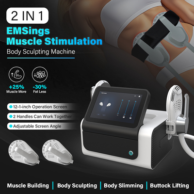 Portable 2 Handles Skin Firming Emssing Body-sculpting Machine