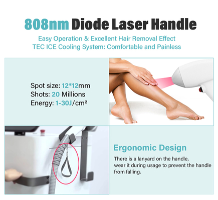 2025 High Quality Fast Hair Removal Ice 808nm Diode-lasersings Hair Removal Machine for Salon