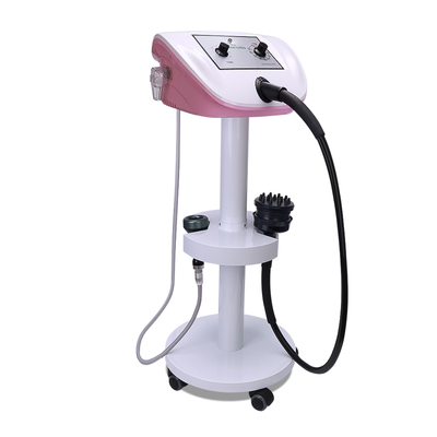 2024 2 in 1 pink G8 Vibration Body Massage Vacuum Heating Slimming Machine with Stand