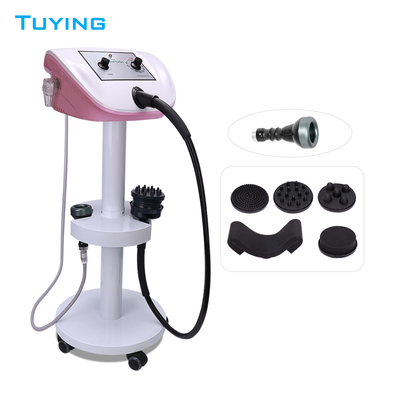 2024 2 in 1 pink G8 Vibration Body Massage Vacuum Heating Slimming Machine with Stand