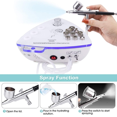 Ready Ship 2in1 Deep Cleaning Microdermabrasion Peel Hydra Dermabrasion Machine Oxygen Spray Facial Machine
