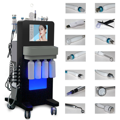 Professional Spa 14in1 Korean Hydra Dermabrasion Facial Machine Hydro H2o2 Bubble Microdermabrasion Facial Machine