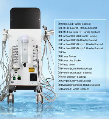 2024 High Quality Korea H2o2 Hydro Beauty Facial Diamond Hydra Dermabrasion Facial Skin Multifunctional Machine