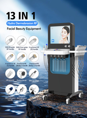 13 in 1 Hydra Jet Peel Machine Diamond Microdermabrasion Deep Cleaning Facial Beauty Instrument