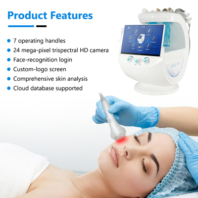 Smart Ice Blue Hydra Microdermabrasion Facial Skin Care Machine Hydra Dermabrasion Beauty Machine with Skin Analysis